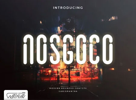 فونت انگلیسی جدید - Nosgoco Font 